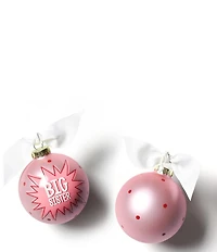 Coton Colors Bam Big Sister Glass Ornament With White Stand
