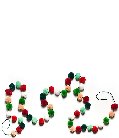 Coton Colors Christmas In the Village Pom Pom Garland