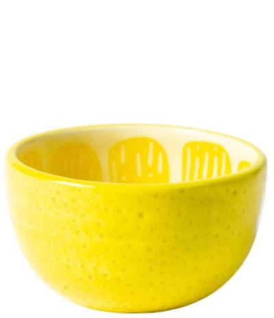 Coton Colors Citrus Lemon Appetizer Bowl