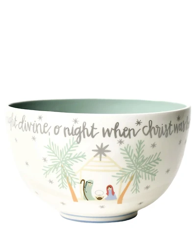 Coton Colors Fair Skin O Holy Night in Color Footed Bowl, 9#double;