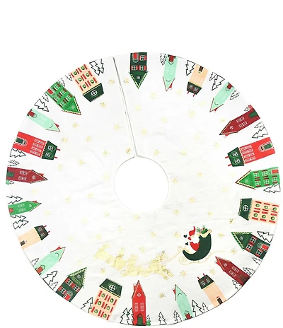 Coton Colors Flying Santa Tree Skirt
