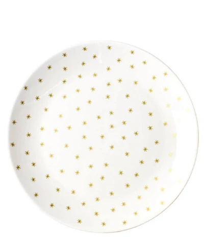 Coton Colors Gold Star 11#double; Dinner Plates, Set of 4