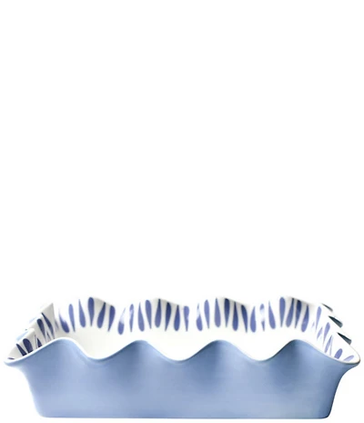 Coton Colors Iris Blue Drop Casserole Dish, 13-inch
