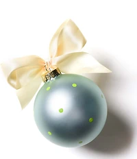 Coton Colors Just Engaged 2025 Glass Ornament