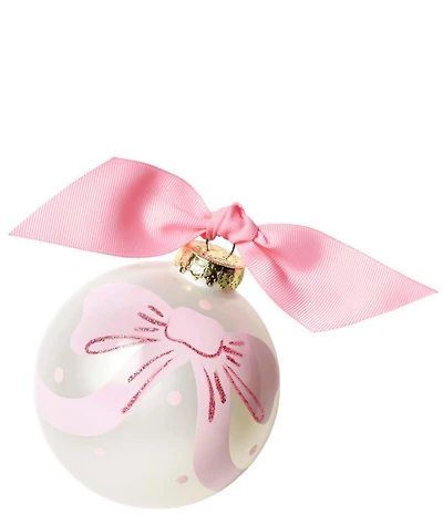 Coton Colors Little Love Baby Girl Glass Ornament