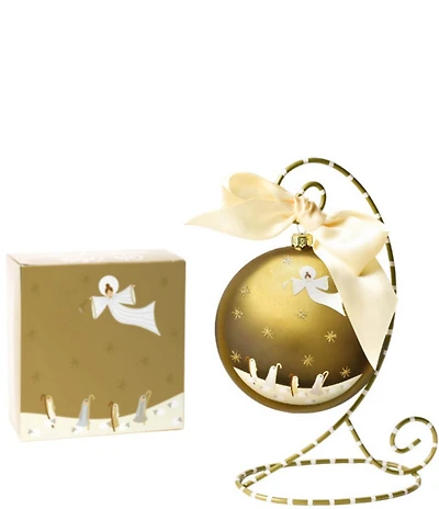 Coton Colors Luke 2:9 Glass Ornament with Swirl Stand Set