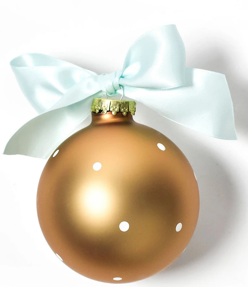 Coton Colors Mr. Mrs. Glass Ornament With White Stand