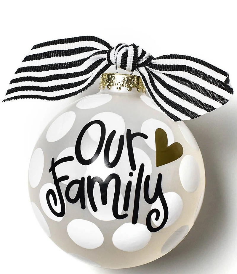 Coton Colors Our Family Ornament With Stand