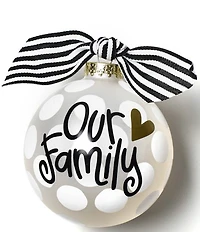 Coton Colors Our Family Ornament With Stand