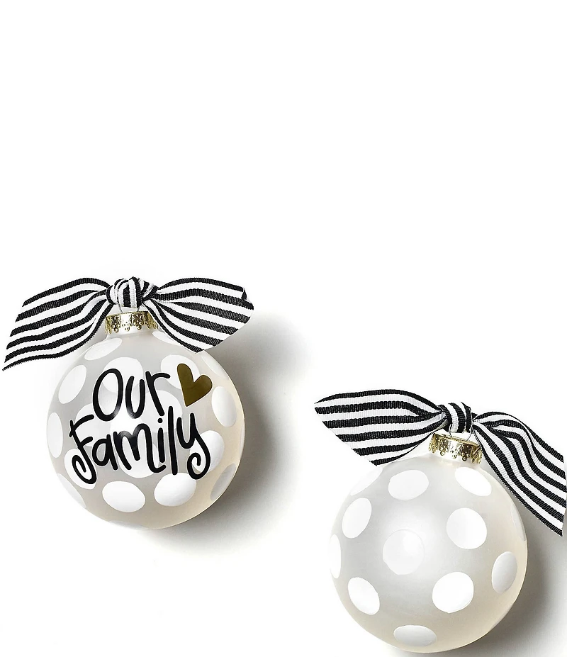 Coton Colors Our Family Ornament With Stand