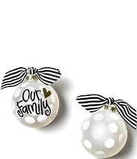 Coton Colors Our Family Ornament With Stand