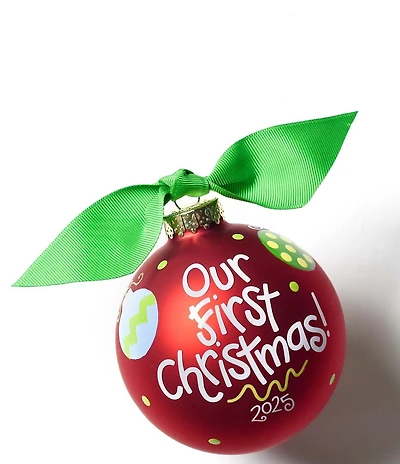 Coton Colors Our 1st Christmas 2025 Glass Ornament