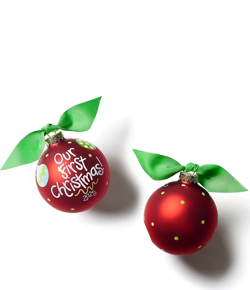 Coton Colors Our 1st Christmas 2025 Glass Ornament