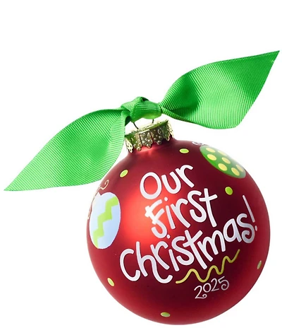 Coton Colors Our 1st Christmas 2025 Glass Ornament