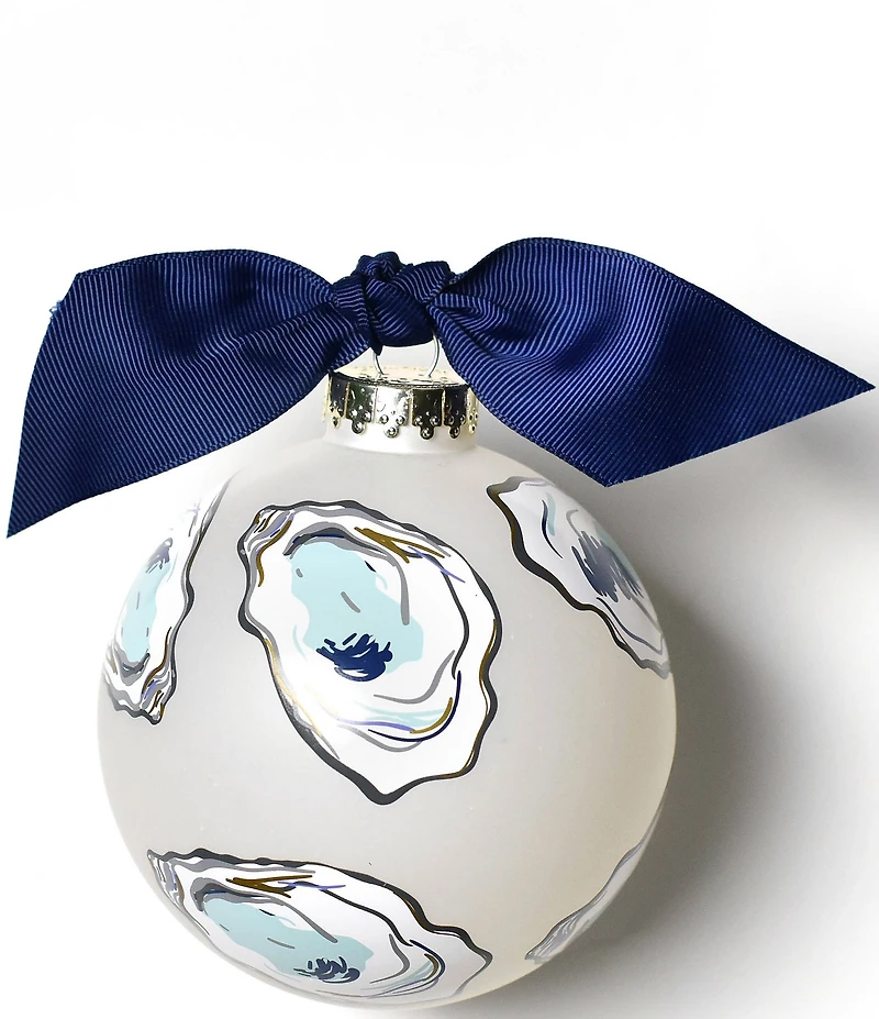Coton Colors Oyster Glass Ornament with Stand Set