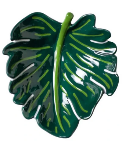 Coton Colors Ceramic Palm Trinket Bowl