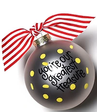 Coton Colors Pirate Greatest Treasure Glass Ornament with Stand Set