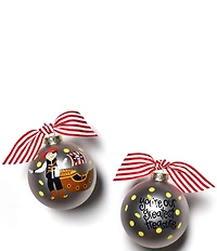 Coton Colors Pirate Greatest Treasure Glass Ornament with Stand Set