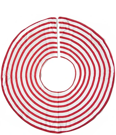 Coton Colors Red Stripe Tree Skirt