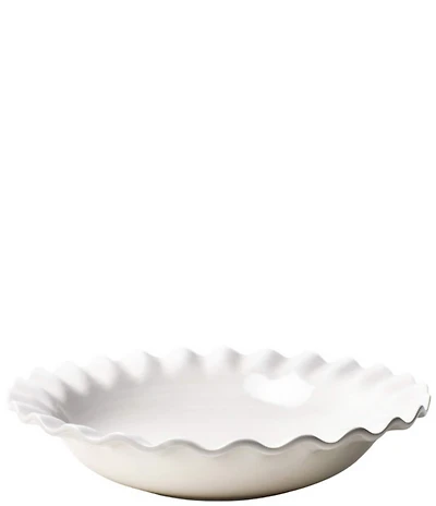 Coton Colors Signature White 13#double; Ruffle Best Bowl