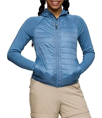 Cotopaxi Capa Hybrid Insulated Scuba Hooded Knit Side Panel Zip Front Jacket