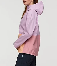 Cotopaxi Cielo Retro Inspired Water Resistant Stand Collar Long Sleeve Zip Front Rain Jacket