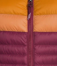 Cotopaxi Fuego Down Jam Striped Stand Collar Long Sleeve Zip Front Jacket