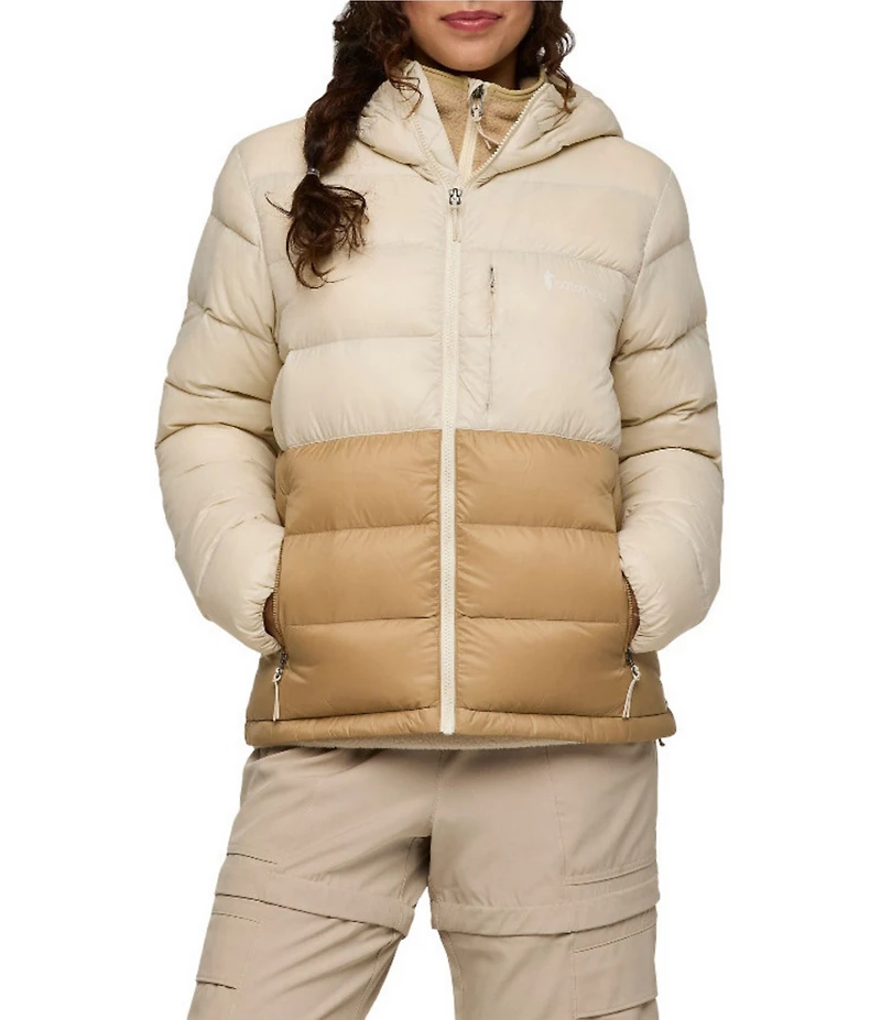 Cotopaxi Fuego Max Down Hooded Stand Collar Zip Front Jacket