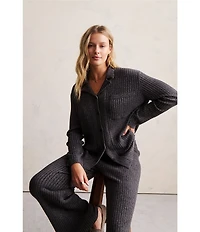 CozyChic Ultra Lite® Lurex Rib Coordinating Wide Leg Pants