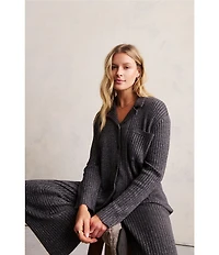 CozyChic Ultra Lite® Lurex Rib Coordinating Wide Leg Pants