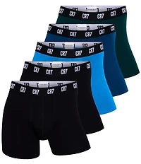 CR7 Bamboo 5.5#double; Inseam Boxer Briefs 5-Pack