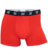 CR7 Basic Cotton Blend 3.5#double; Inseam Trunks 3-Pack