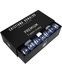 CR7 Cotton Blend 3.5#double; Inseam Premium Trunks 7-Pack Giftbox