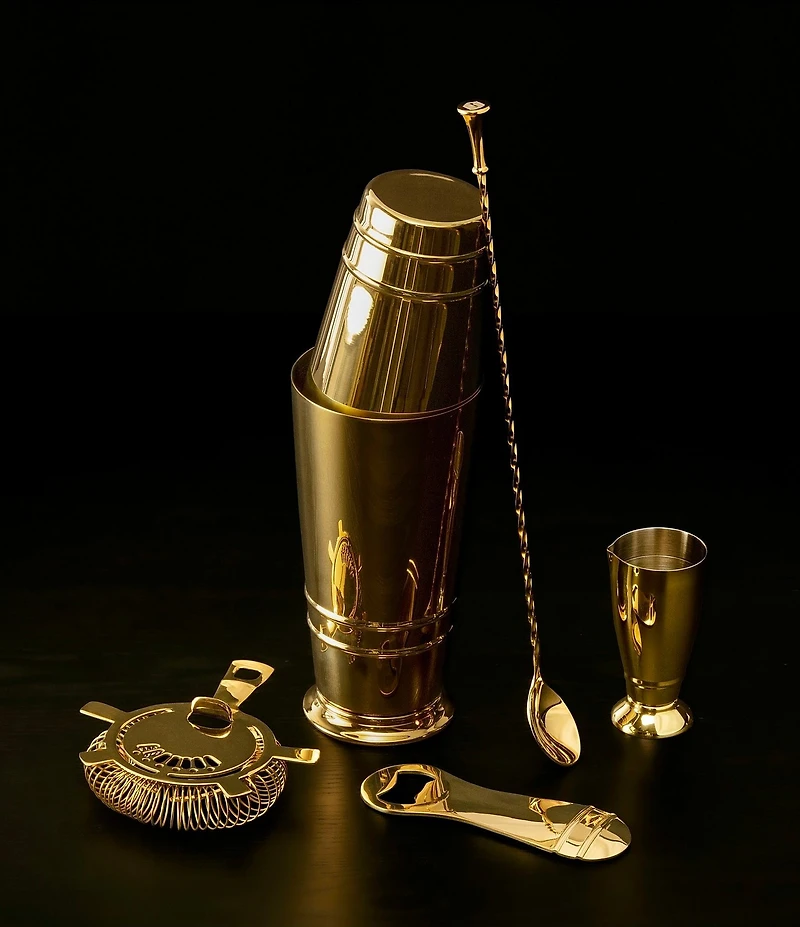Crafthouse by Fortessa The Signature Collection Gold Bartender Essentials Set