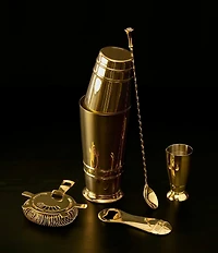 Crafthouse by Fortessa The Signature Collection Gold Bartender Essentials Set