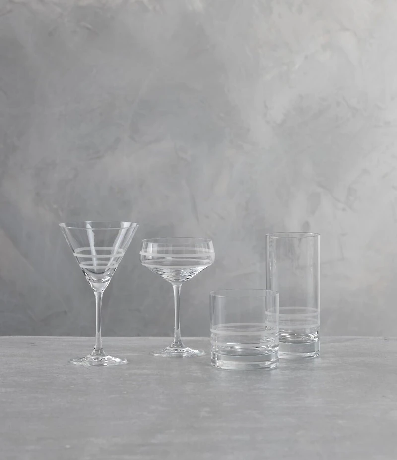Crafthouse by Fortessa 4-Piece Tritan® Martini Glass Set