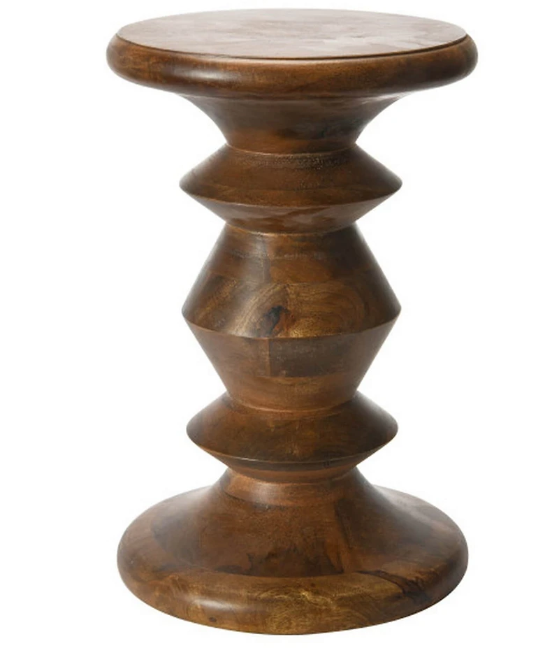 Creative Co Op Berns Mid Century Modern Solid Wood End Accent Table or Stool