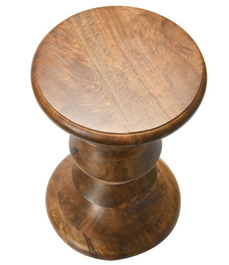 Creative Co Op Berns Mid Century Modern Solid Wood End Accent Table or Stool