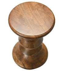 Creative Co Op Berns Mid Century Modern Solid Wood End Accent Table or Stool