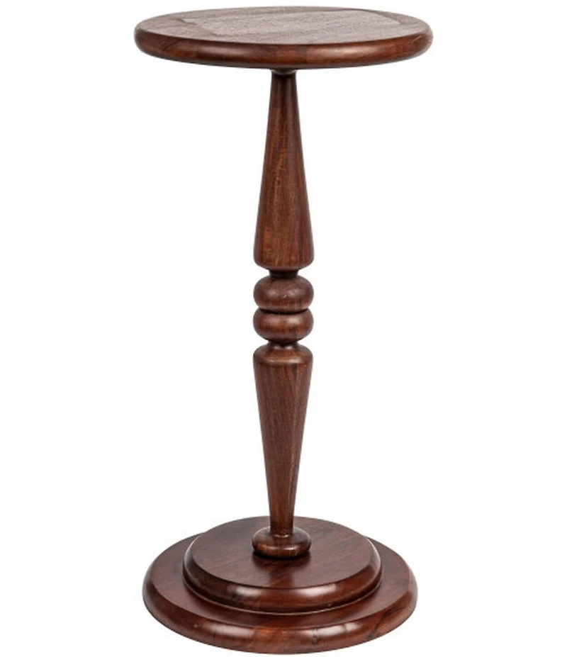 Creative Co Op Bishop Pedestal Cocktail Side Accent Table