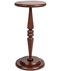 Creative Co Op Bishop Pedestal Cocktail Side Accent Table
