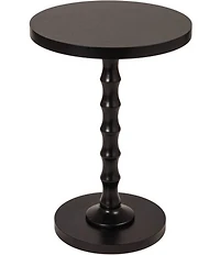 Creative Co Op Black Spindle Side Accent Table