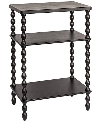 Creative Co Op Bobbin Leg Rectangle Wood Accent Table