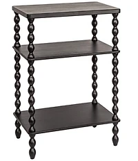 Creative Co Op Bobbin Leg Rectangle Wood Accent Table