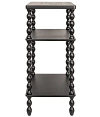 Creative Co Op Bobbin Leg Rectangle Wood Accent Table