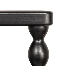 Creative Co Op Bobbin Leg Rectangle Wood Accent Table