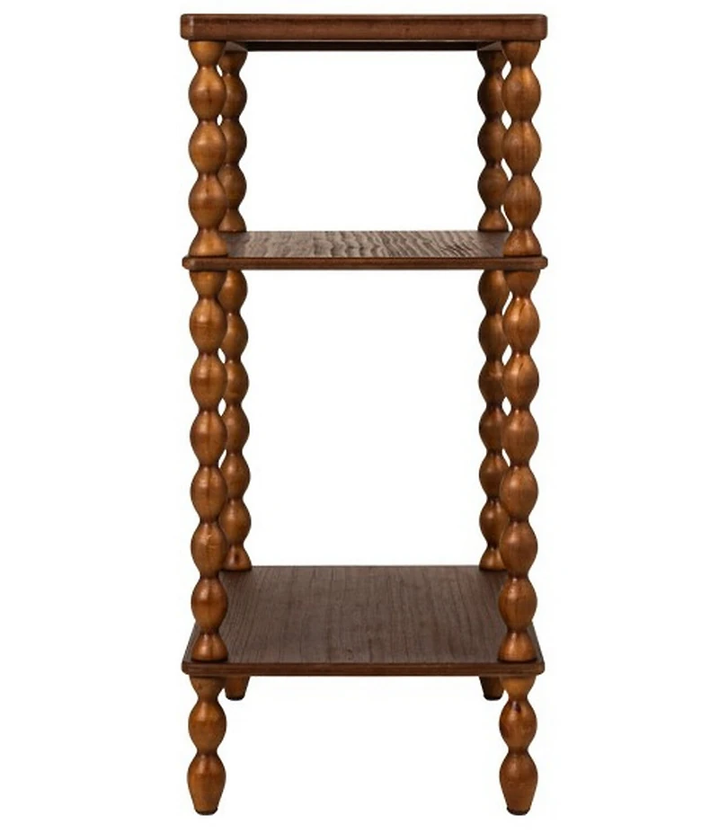 Creative Co Op Bobbin Leg Rectangle Wood Accent Table