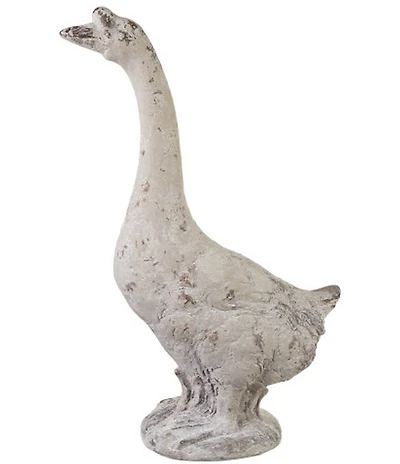 Creative Co Op Distressed Magnesia Standing Goose Figurine