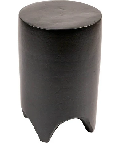 Creative Co Op Hand-Carved Wood Side Accent Table