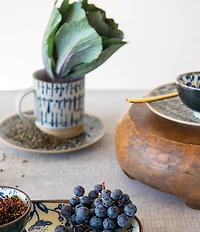 Creative Co Op Hand-stamped Coffee Mug, Set of 3